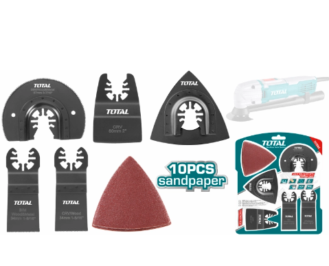 TOTAL - Set 15 piese accesorii multifunctional